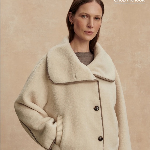 Varley Jackets & Blazers - Varley- Romane Boxy Sherpa Jacket